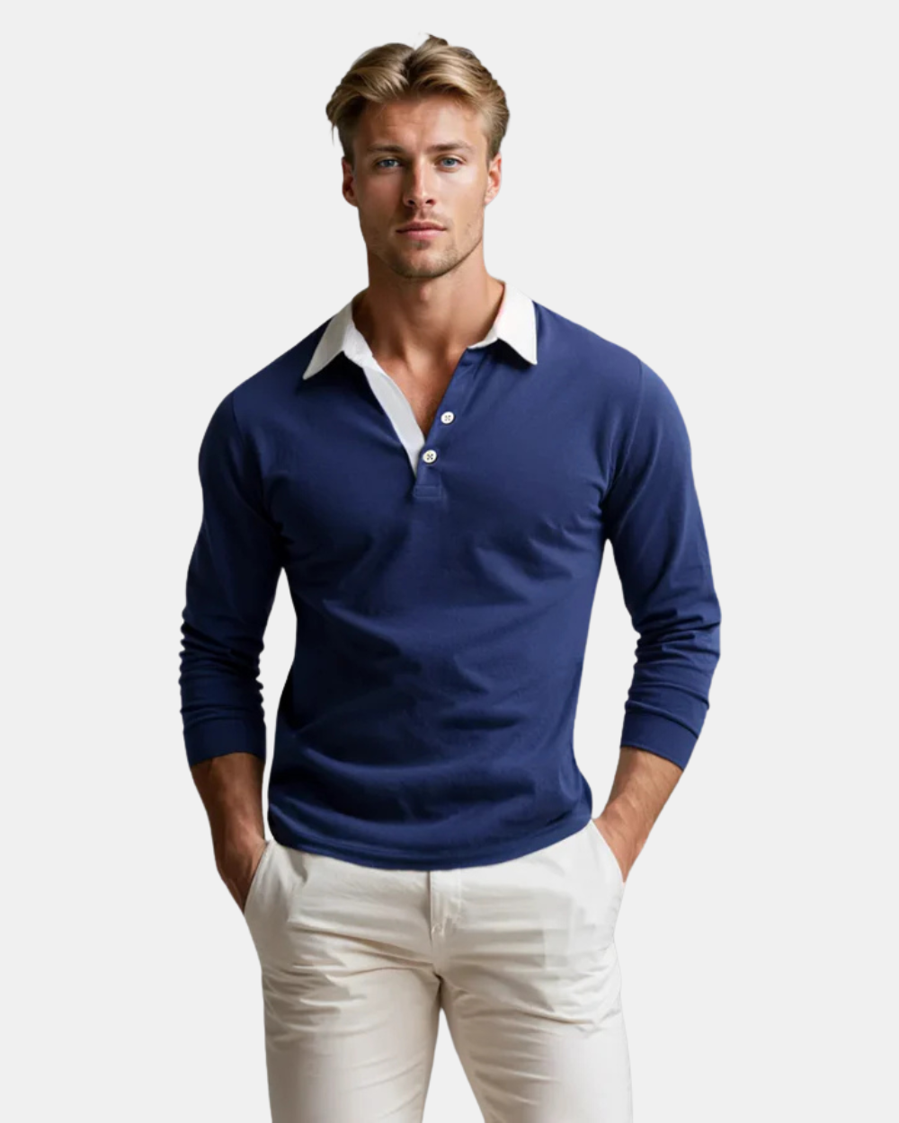 MANSSINO™ | Polo Collar Knit Pullover