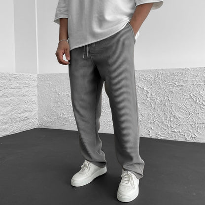 LAURENT MONACO | PANTALON EN MAILLE CÔTELÉE