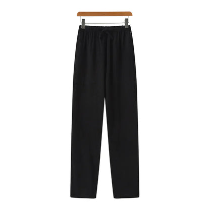 MONVIEL | Slim-fit linen trousers