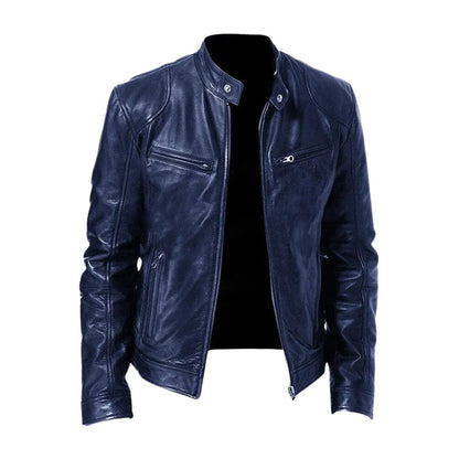 MANSSINO™ | Slim Fit Leather Jacket