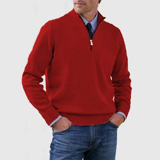 MONVIEL™ | Anti-Pill Mid-Zip Knit