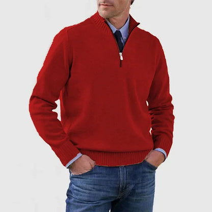 MONVIEL™ | Anti-Pill Mid-Zip Knit