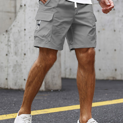 MANSSINO™ | Men's Relaxed Polyester Cargo Shorts