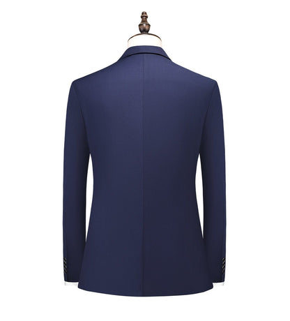 MONVIEL | Blue Three-piece suit