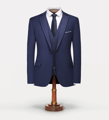 MONVIEL | Blue Three-piece suit