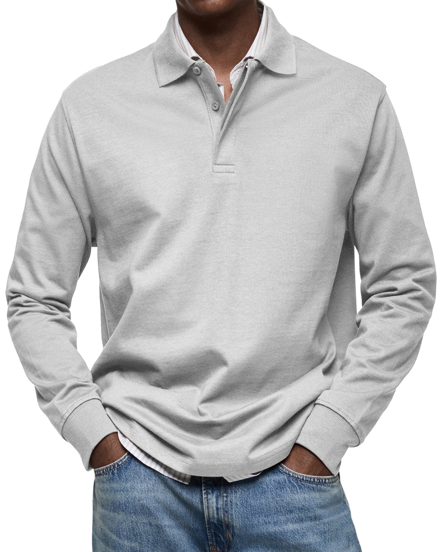 MONVIEL™ | Long Sleeve Polo Shirt