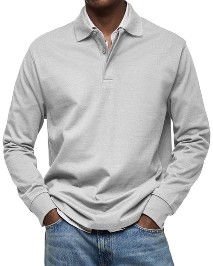 MONVIEL™ | Long Sleeve Polo Shirt