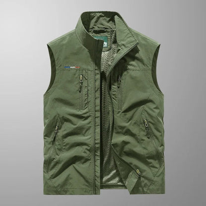 MANSSINO™ | Zip-Up Utility Vest