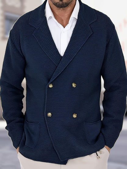 MANSSINO™ | Wool-Blend Jacket-Style Cardigan
