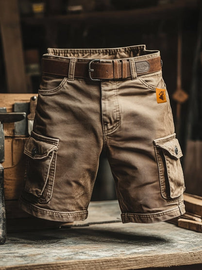 MANSSINO™ | Men's Classic Washed Cargo Shorts