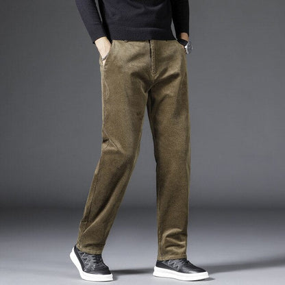MONVIEL | Mid-rise corduroy trousers