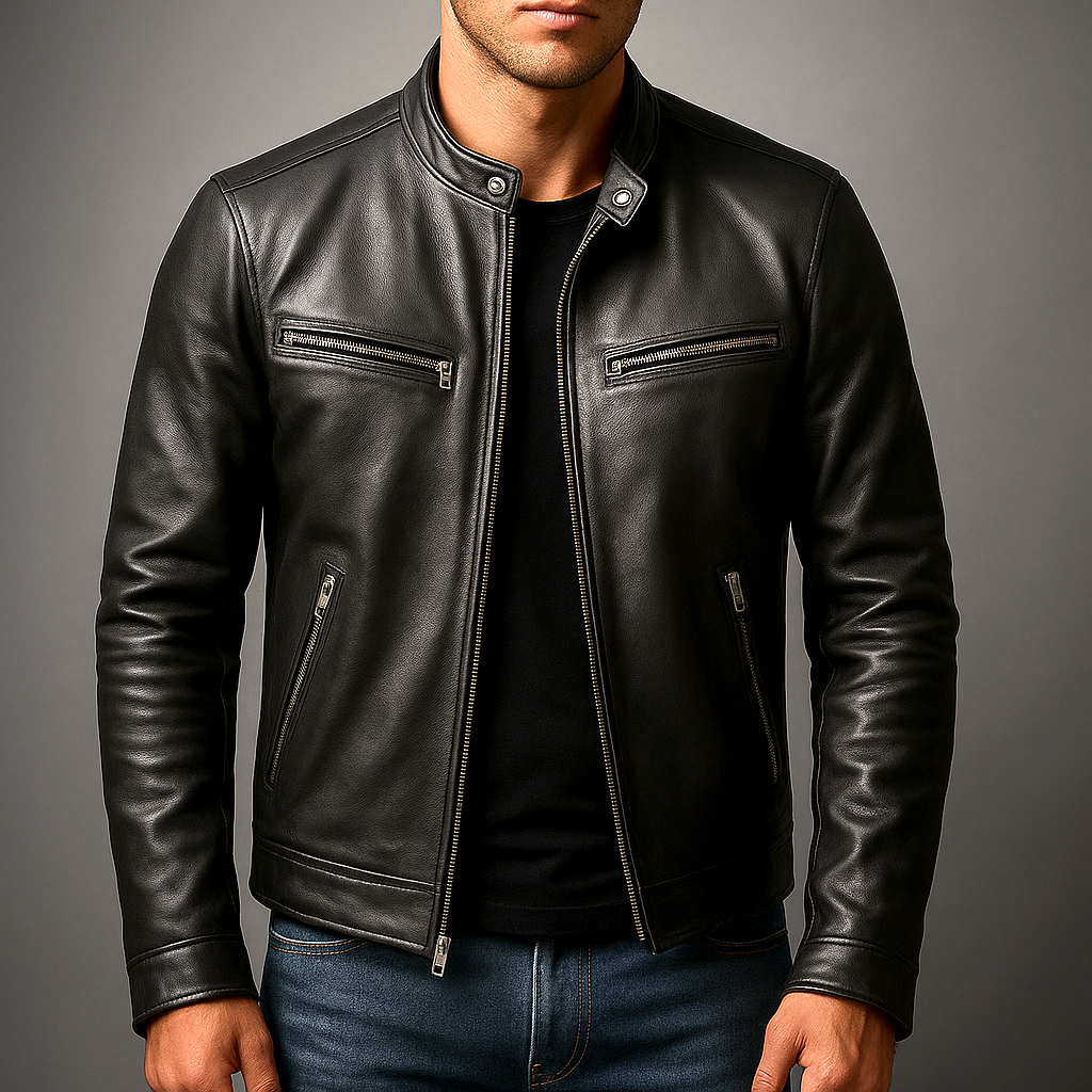 MANSSINO™ | Vintage Biker Jacket