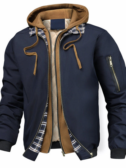 MANSSINO™ | Padded Hooded Bomber