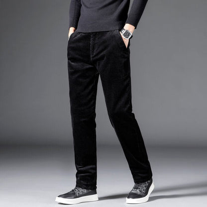 MONVIEL | Mid-rise corduroy trousers