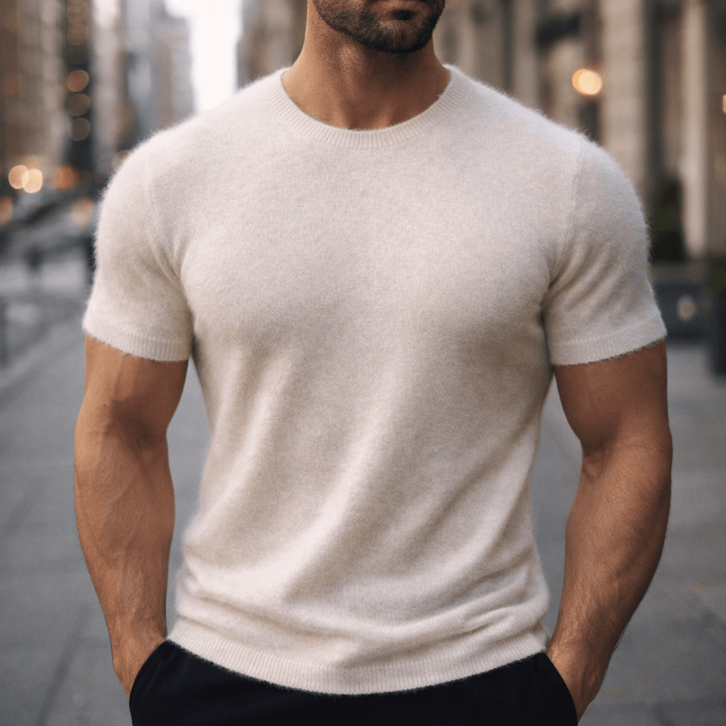 MONVIEL™ | Men's Fine Knit T-Shirt