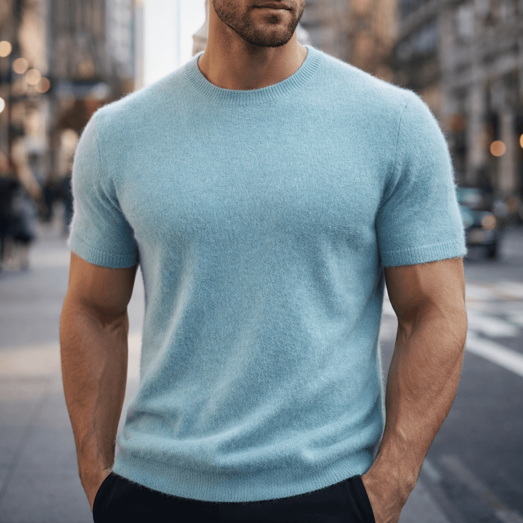 MONVIEL™ | Men's Fine Knit T-Shirt