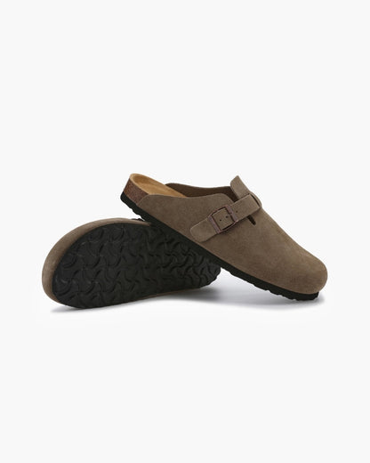 MONVIEL | Suede Clogs