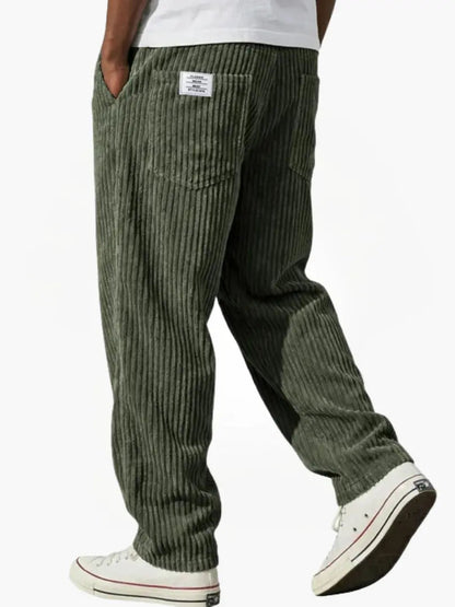 LAURENT MONACO | PANTALONS EN VELOURS CÔTELÉ POUR HOMMES