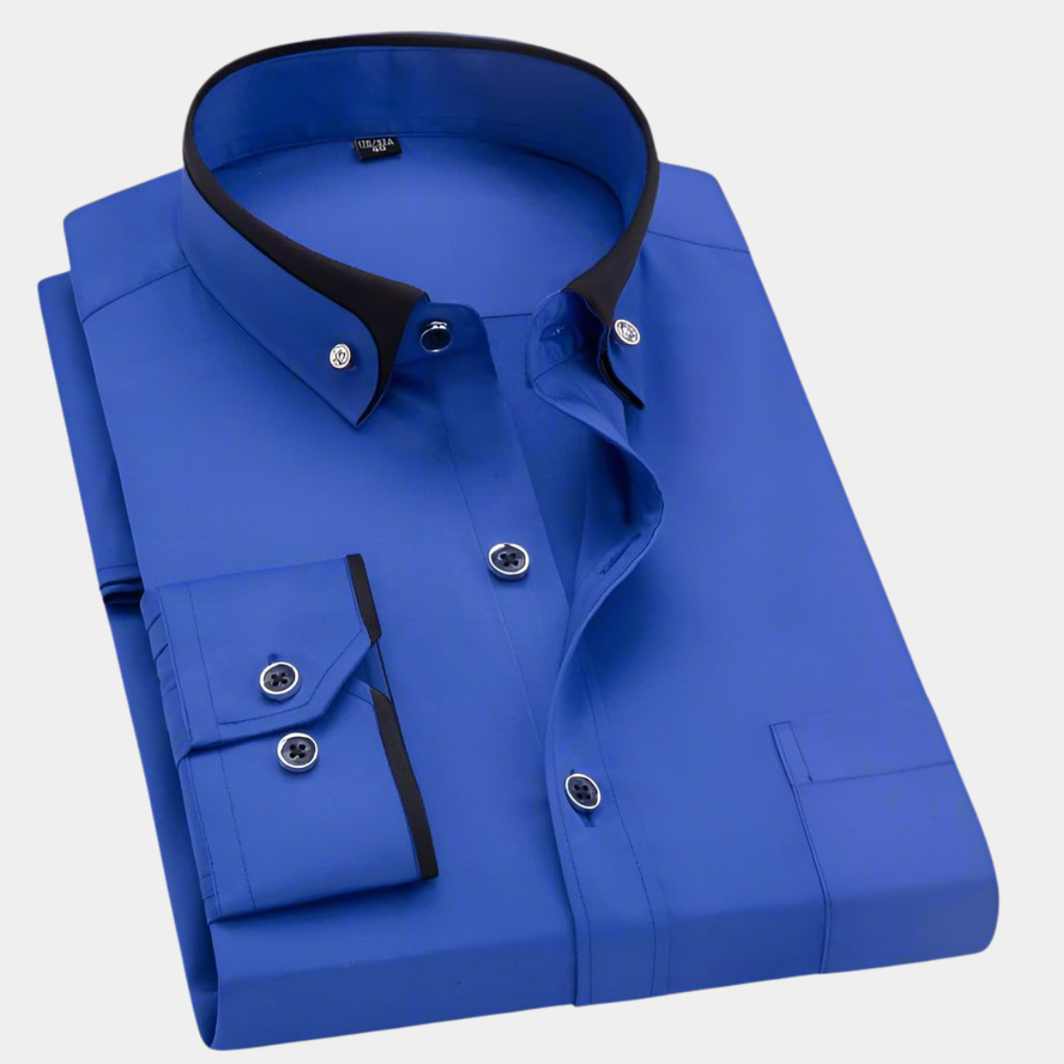 MONVIEL™ | Contrast-Collar Classic Shirt