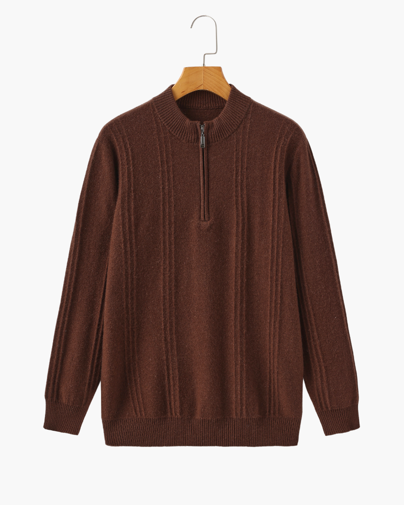 MONVIEL | RIBBED HALF-ZIP