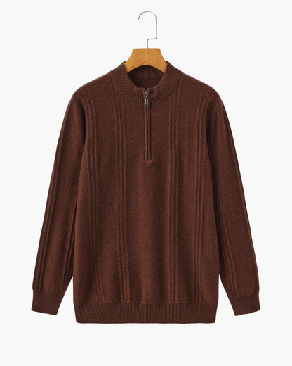 MONVIEL | RIBBED HALF-ZIP