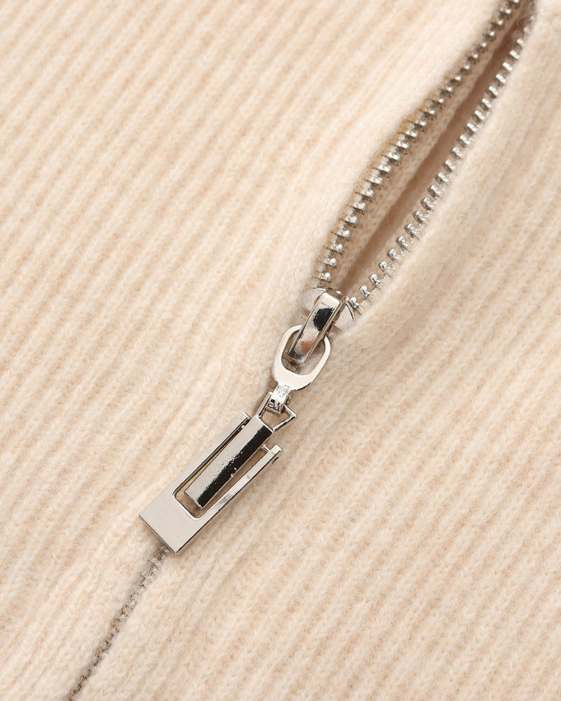 MONVIEL | CASHMERE ZIP-UP