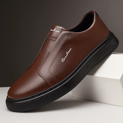 MONVIEL™ | Men's Slip-On Leather Trainers
