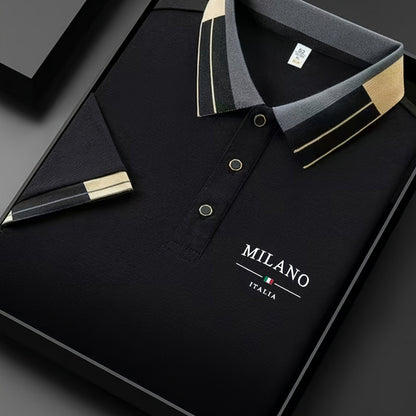 MONVIEL™ | Men's Milano Knit Polo Shirt