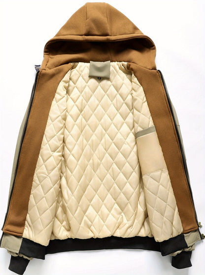 MANSSINO™ | Padded Hooded Bomber
