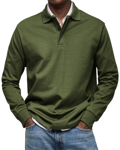MONVIEL™ | Long Sleeve Polo Shirt