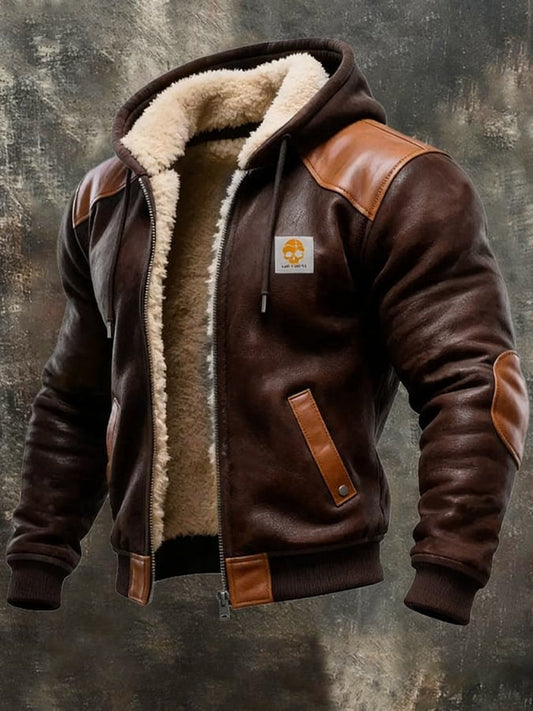 MONVIEL™ | Vintage Suede Hooded Jacket