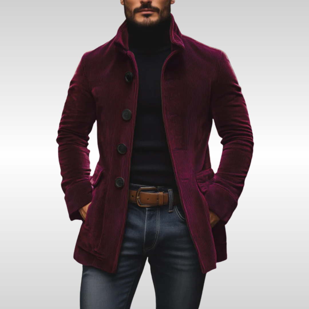 LAURENT MONACO | VESTE CÔTELÉE ÉLÉGANTE POUR HOMME