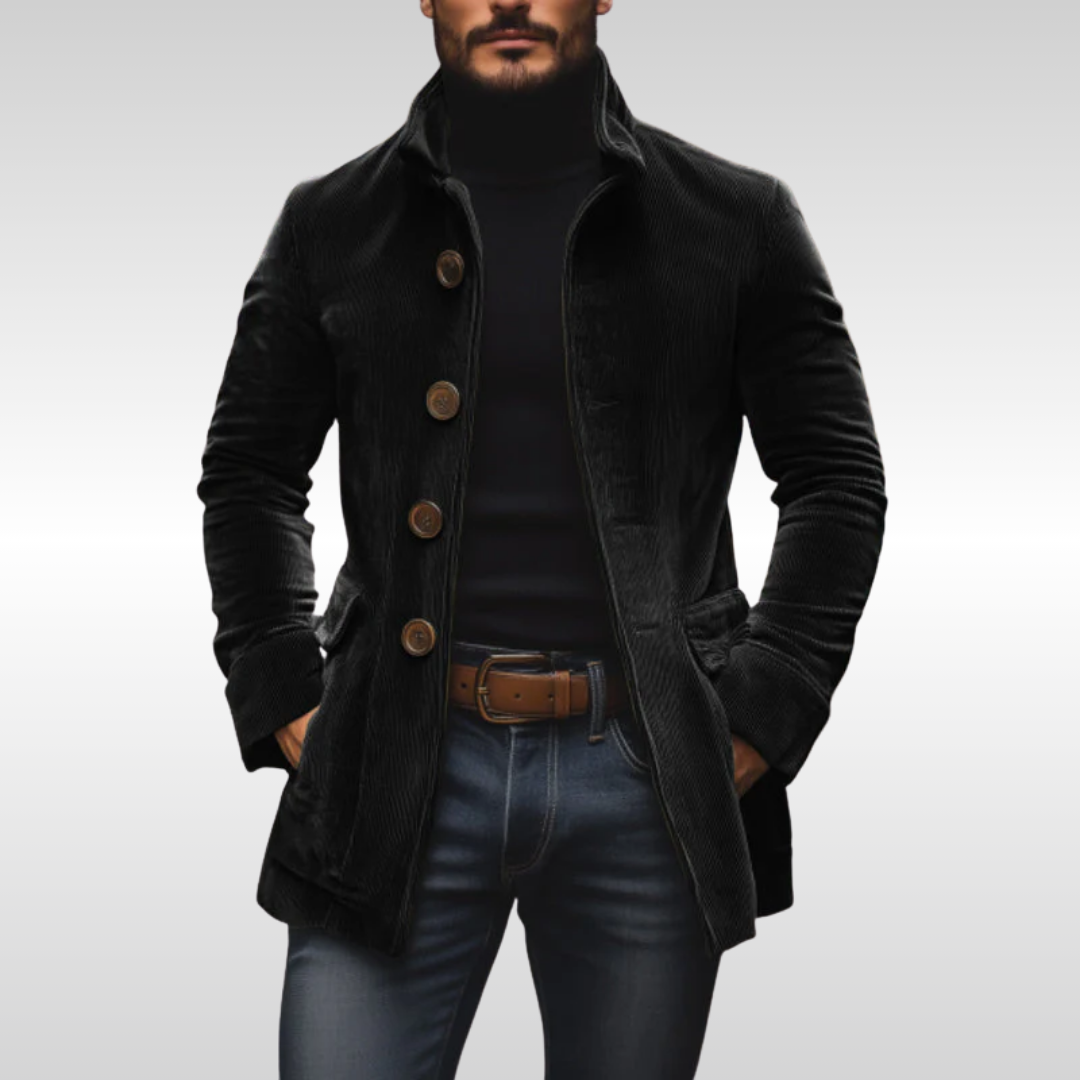 LAURENT MONACO | VESTE CÔTELÉE ÉLÉGANTE POUR HOMME