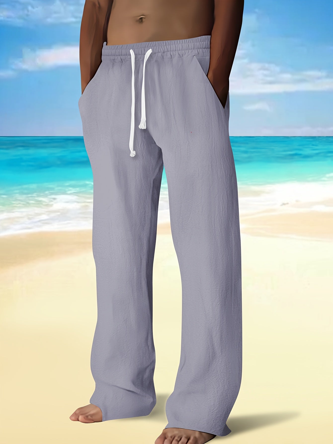 MONVIEL™ | Men's Cotton-Linen Drawstring Trousers