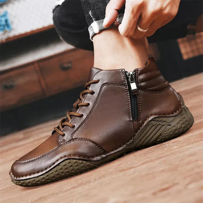 MANSSINO™ | Men's Mid-Calf Side-Zip Boot