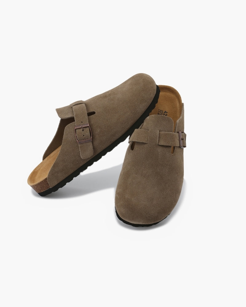 MONVIEL | Suede Clogs
