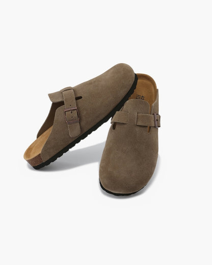 MONVIEL | Suede Clogs
