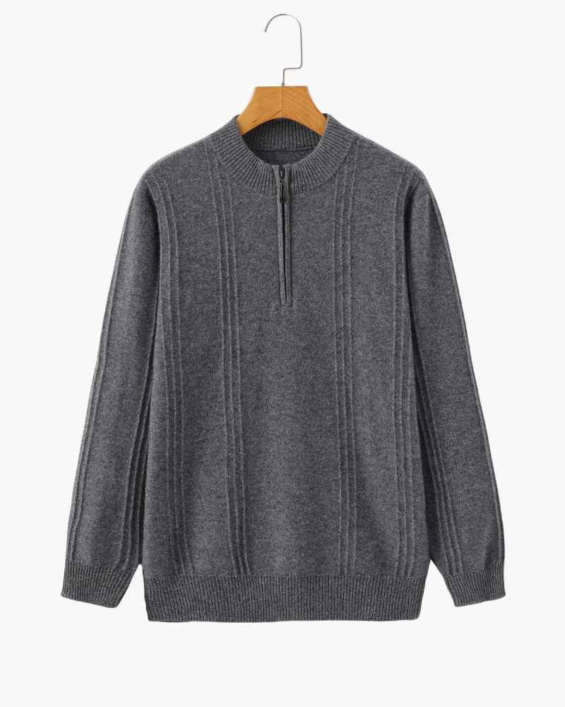 MONVIEL | RIBBED HALF-ZIP