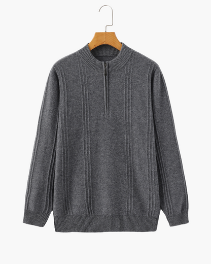 MONVIEL | RIBBED HALF-ZIP