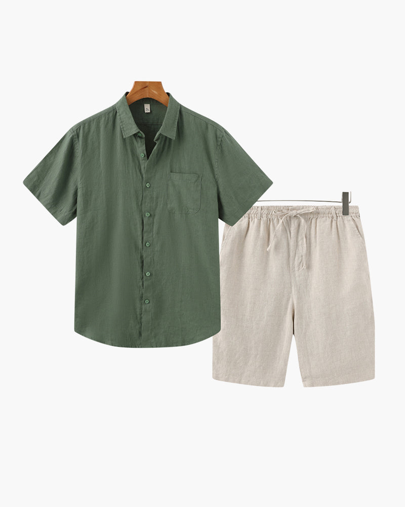 Callum™ | Ensemble en lin avec short