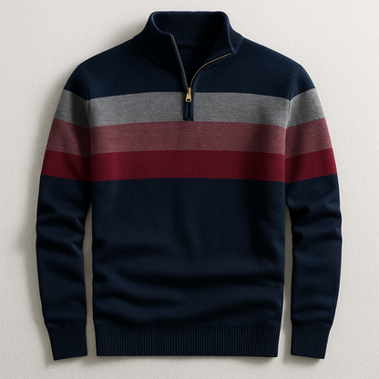 MANSSINO™ | Zip-Front Cotton Pullover