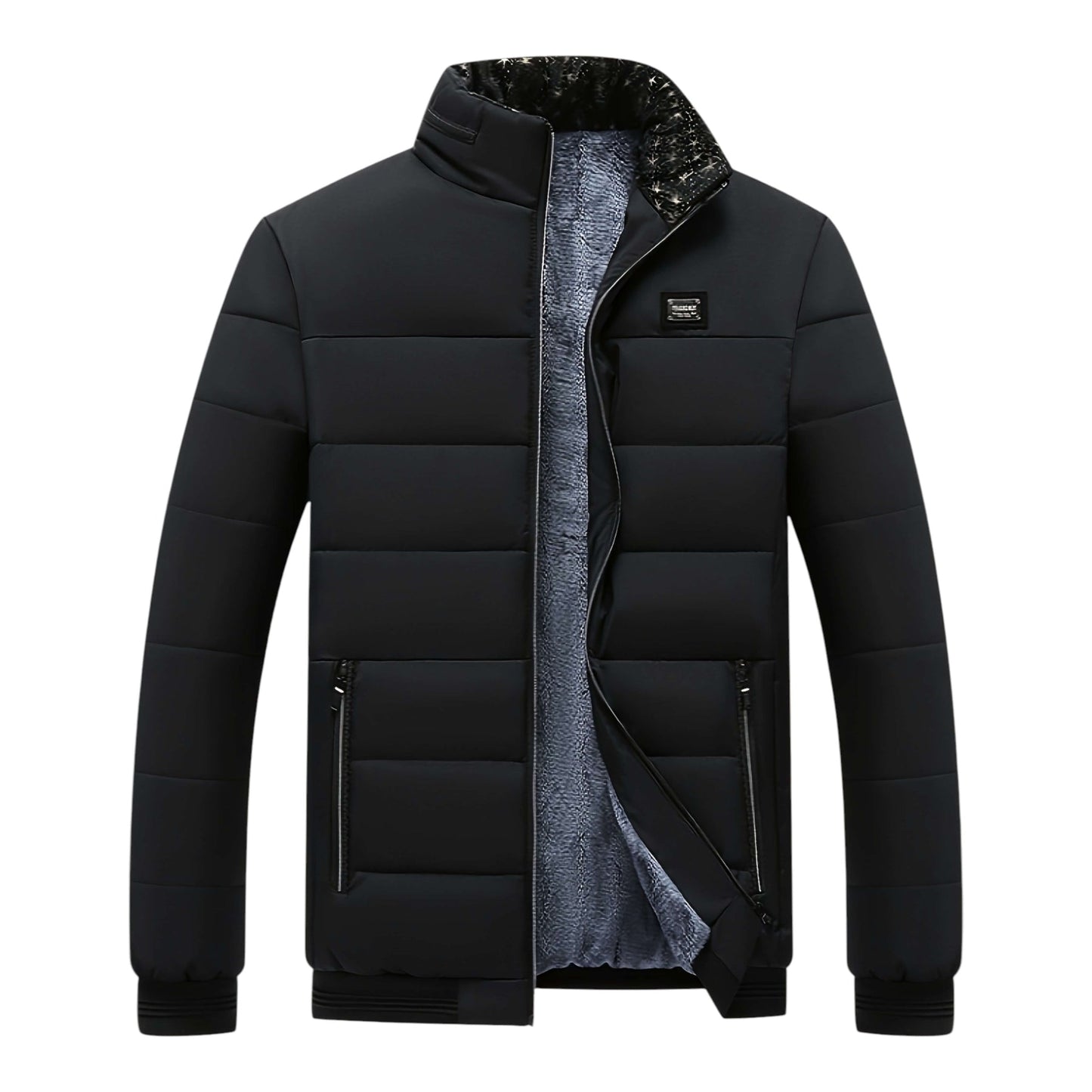 MANSSINO™ | Fleece-Lined Winter Zip Jacket