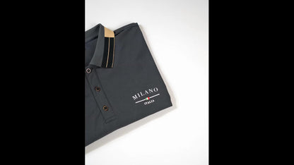MONVIEL™ | Men's Milano Knit Polo Shirt