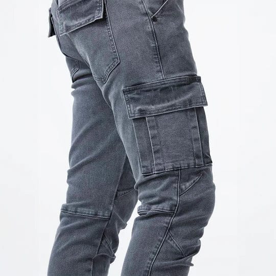 MONVIEL™ | Men's Stretch Denim Cargo Jeans