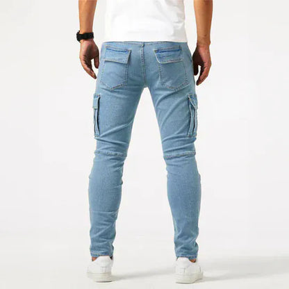 MONVIEL™ | Men's Stretch Denim Cargo Jeans