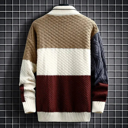 MANSSINO™ | Men's Textured Cotton Relaxed Pullover