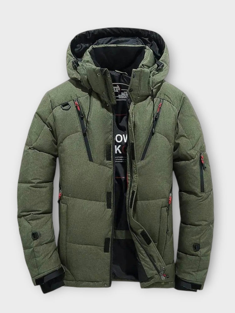 LAURENT MONACO | VESTE D'HIVER SOLIDE POUR HOMME