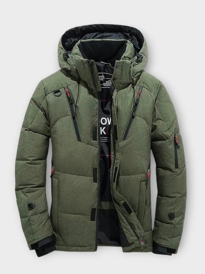 LAURENT MONACO | VESTE D'HIVER SOLIDE POUR HOMME