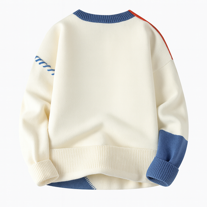 LAURENT MONACO | PULL PATCHWORK POUR HOMME