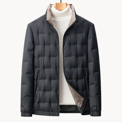 MANSSINO™ | Quilted Snap-Zip Jacket